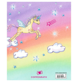 Freundebuch mit Plüsch-P.: Einhorn-Paradies