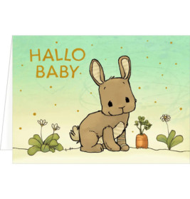 Mini-Grußkarten: Willkommen