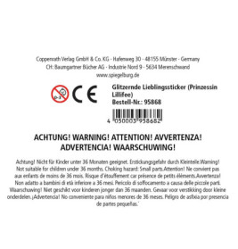 Glitzernde Lieblingssticker (Prinz. Lillifee)