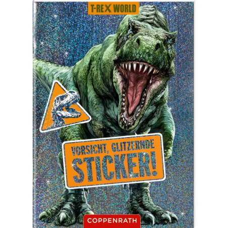 Vorsicht, glitzernde Sticker! (T-Rex World)