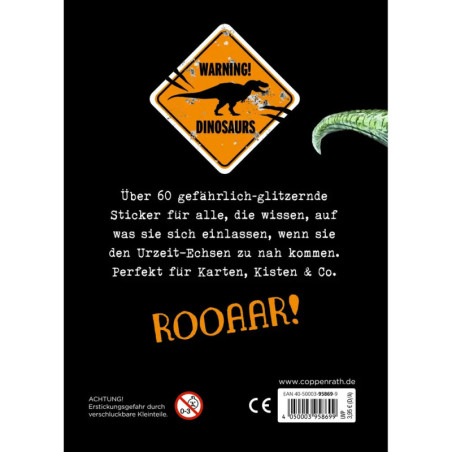 Vorsicht, glitzernde Sticker! (T-Rex World)
