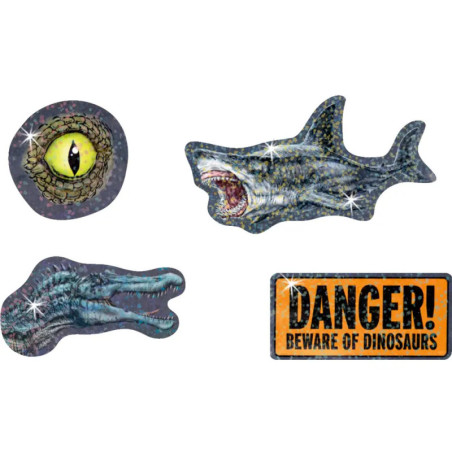 Vorsicht, glitzernde Sticker! (T-Rex World)