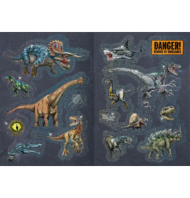 Vorsicht, glitzernde Sticker! (T-Rex World)