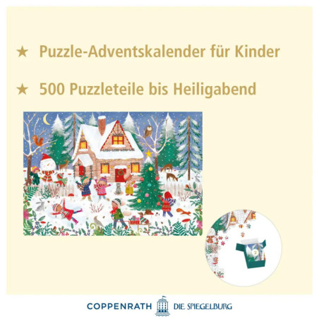 Fröhliche Winterzeit, Puzzle-Adventskalender