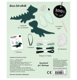 Filz-Nähset: Schmetterl./Drache (100% s.