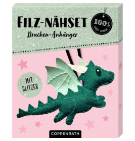 Filz-Nähset: Schmetterl./Drache (100% s.