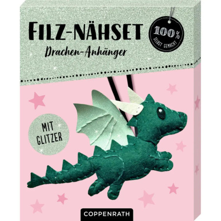 Filz-Nähset: Schmetterl./Drache (100% s. Filz-Nähset: Schmetterl./Drache (100% s.