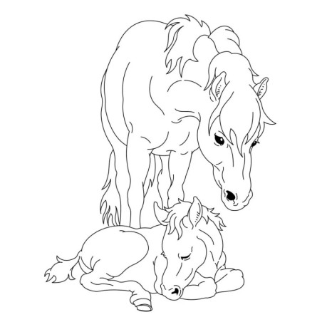 Glitzer-Malblock: Pferdefreund