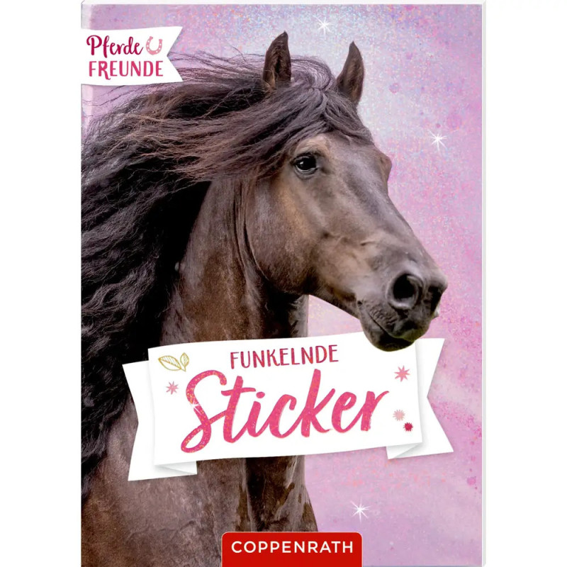 Funkelnde Sticker (Pferdefreunde), sortiert