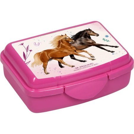 Mini-Snackbox - Pferdefreunde, pink