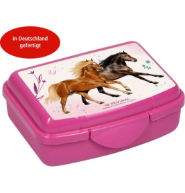 Mini-Snackbox - Pferdefreunde, pink