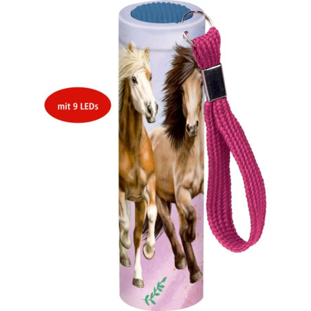Kleine Taschenlampe - Pferdefreunde, sortiert