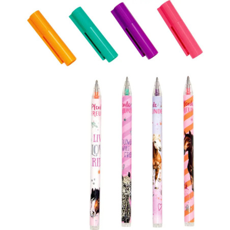 Neon-Gelstifte - Pferdefreunde
