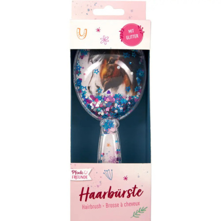 Haarbürste - Pferdefreunde (mit beweglic
