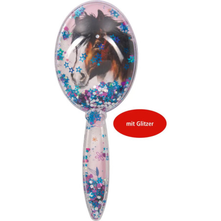 Haarbürste - Pferdefreunde (mit beweglic