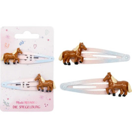 Haarclips - Pferdefreunde, sortiert