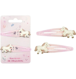 Haarclips - Pferdefreunde, sortiert