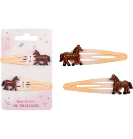 Haarclips - Pferdefreunde, sortiert