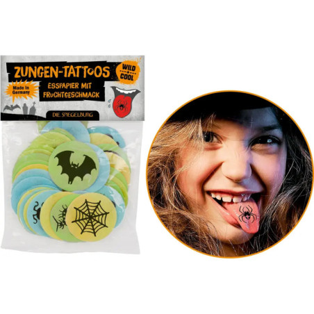 Zungentattoos - Wild+Cool (Esspapier-Obl