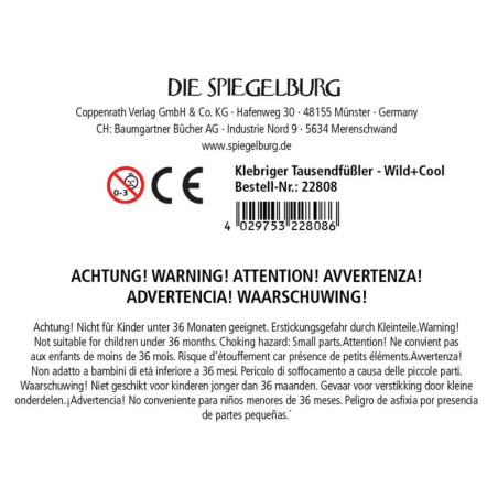 Klebriger Tausendfüßler - Wild+Cool