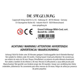 Grusel-Schlange - Wild+Cool, sortiert