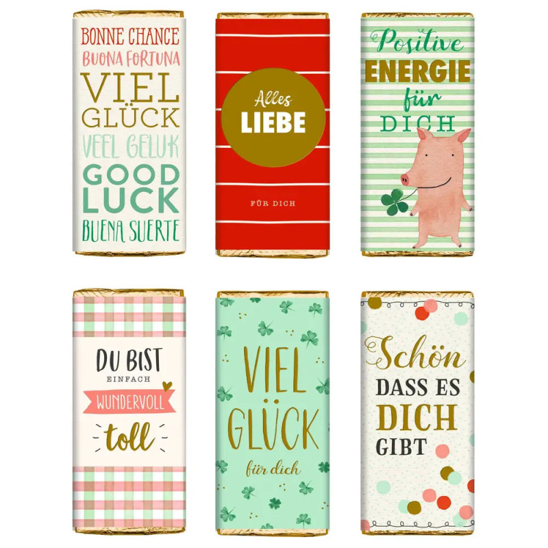 Glücks-Schokolade - Viel Glück (30 g),