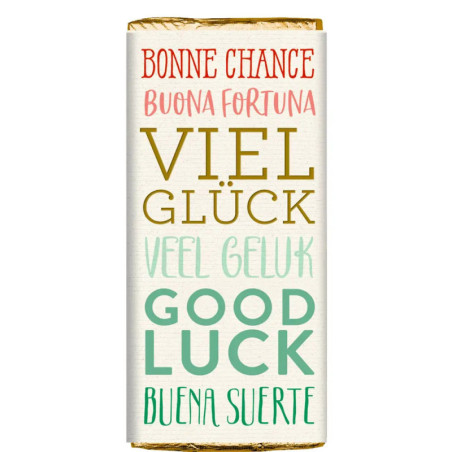 Glücks-Schokolade - Viel Glück (30 g),