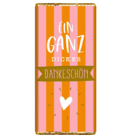 Danke-Schokolade - Viel Glück (30 g), sortiert