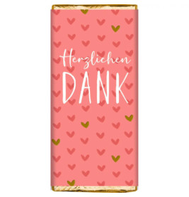 Danke-Schokolade - Viel Glück (30 g), sortiert