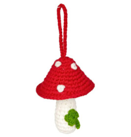 Kleiner Häkel-Glückspilz - Viel Glück