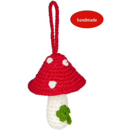 Kleiner Häkel-Glückspilz - Viel Glück