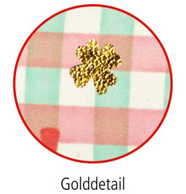 Brillenetui mit Putztuch - Viel Glück