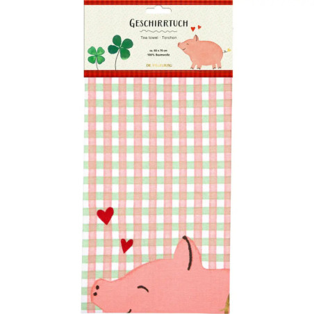 Geschirrtuch - Viel Glück