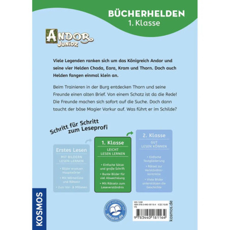 Andor Junior, Bücherhelden 1. Klasse, Die geheime Botschaft Andor Junior, Bücherhelden 1. Klasse, Die geheime Botschaft