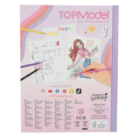 Top Model Stimmungs-Malbuch