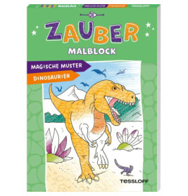 Zaubermalblock. Magische Muster. Dinosaurier