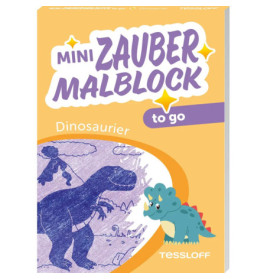 Mini Zaubermalblock to go. Dinosaurier