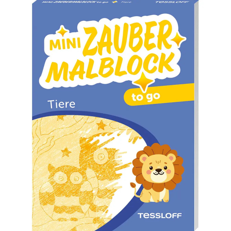 Mini Zaubermalblock to go. Tiere