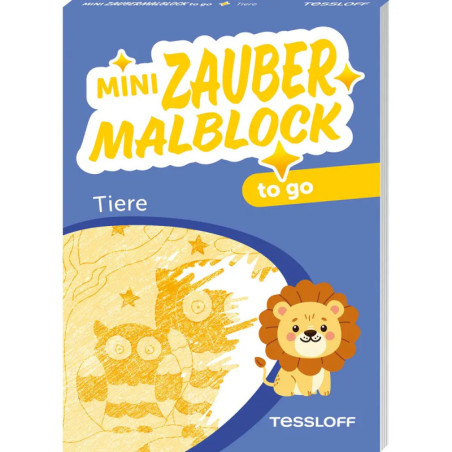 Mini Zaubermalblock to go. Tiere