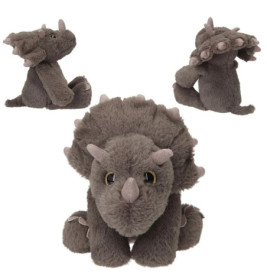 Dino World Plüsch Floppy Triceratops 25