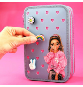 TopModel 3 Fach Federtasche