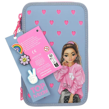 TopModel 3 Fach Federtasche