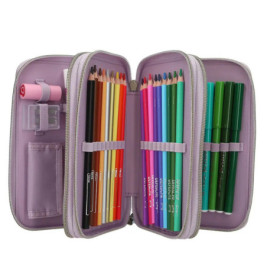 TopModel 3 Fach Federtasche Cow