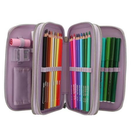 TopModel 3 Fach Federtasche Cow