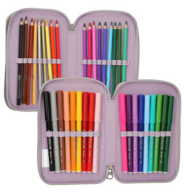 TopModel 3 Fach Federtasche Cow