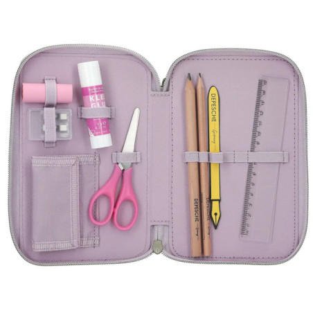 TopModel 3 Fach Federtasche Cow