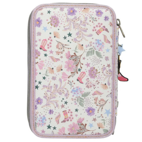 TopModel 3 Fach Federtasche Cow