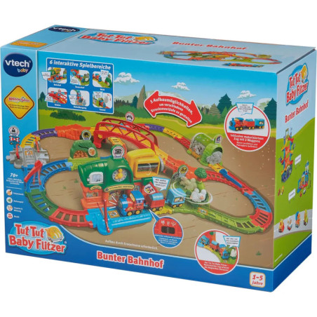 Tut Tut Baby Flitzer - Bunter Bahnhof