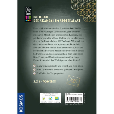 Die drei !!!, Der Skandal im Spreepalast