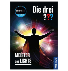 Eine Silhouette mit ausgebreiteten Armen steht vor einem lebendigen, bunten Lichtstrahl.